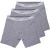 Sloggi 3 Pezzi Boxer Gambaletto Uomo Men Basic Long, Grigio S