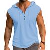 PRIVIMIX Canotta Uomo con Cappuccio Canottiera Palestra Estiva Felpa Maglietta Senza Maniche Bodybuilding Fitness Sportiva M-3XL