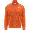 Kappa - Felpa con Zip, Uomo, Arancio, Poliestere, Sport Street. 222 Banda ANNISTONI Slim, Taglia: S