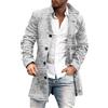 Surttan Cappotti a Vento Uomo da Lavoro Taglie Forti Offerta Doppiopetto Invernale Autunno Trench Coat Antivento Parka Lungo Vintage Elegante Soprabito Cappottino Manica Lunga Media Lunghezza Trenchcoat