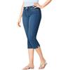 Generic Pantaloni skinny da donna - Jeans skinny da donna Petite Capri Jeans Slim Fit a gamba corta Jeans in denim a vita media Controllo della pancia Pantaloni elasticizzati Jeggings Petite Jeans Pantaloni