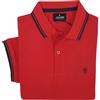 Coveri Polo da Uomo Maniche Corte 100% Cotone Liscio Leggera Regular Fit M L XL XXL 3XL (XXL - Rosso)