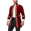 Duohropke Abbigliamento medievale da uomo steampunk frack cappotto vintage vittoriano gotico giacca rinascimentale retrò uniforme Halloween cosplay costume smoking tenchcoats Regency