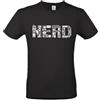 DND DI D'ANDOLFO CIRO T-Shirt Maglia Nera Nerd Stampata Direttamente su Tessuto Taglie da Uomo Idea Regalo (M)