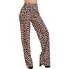 Toocool Pantaloni Estivi Donna Palazzo Ampi Animalier Leopardo Maculati MS-11316 [MACULATO Beige, S/M]