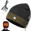 Generic Cappello riscaldato da uomo, antivento, caldo, spesso, confortevole, cappello termico invernale per escursionismo, per uomini e donne, attività all'aperto, viaggi, sci, escursionismo, snowboard, sport