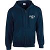 Cyclops Print 100% Italia Six Nation Rugby ZIP FELPA UOMO NAVY