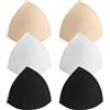 TopBine Inserti per Reggiseno, 3 Paia B/C 3 Colori, B/C