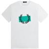 Fred Perry Stamped with Laurel Wreath (FR/ES, Lettere, L, Regolare, Regolare, Bianco)