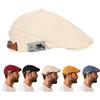 bergxperten Gentiluomo Berretto Estivo, Coppola Uomo Estiva Regolabile Berretto Piatto Basco Leggero Cotone Traspirante Profilo Basso Cappello Casual Unisex Protezione Solare Cappello Urbano