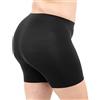 LEELA LAB Pantaloncini Ciclista Donna Taglie Forti in Morbida Microfibra, Realizzati con Tecnologia Seamless Senza Cuciture - Made in Italy