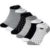 BestSale247 8 o 10 paia di calzini da donna alla moda e ragazza, calzini da ginnastica in cotone
