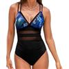 TcIFE Costumi da Bagno da Donna Arruffato Scollo a V Controllo Push up Swimwear della Pancia Sexy Bikini Ruffles Swimsuit