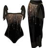 Generico Costumi da Bagno Donna Mare Push Up Imbottito Reggiseno Bikini Due Pezzi Righe Halter Sexy Abiti da Spiaggia Brasiliana Bikini Estivi Beachwear Costumi Donna Sexy