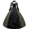 Duohropke Abbigliamento Medievale da Donna, Taglia Grande, Abito Gotico, Vintage, Maniche a Campana, Principessa, Maxi Abiti, Rinascimento, Steampunk, Abiti Vittoriani, Costume per Halloween