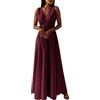 Daikascbny Abiti Donna Cerimonia Vintage Eleganti Cerimonia Abito da Donna Ballo Abiti Damigella d'Onore alla Moda Lunghi Classico Vestito da Sera Cocktail Party da Sera Abito Donna Lungo
