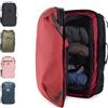 COR Surf The Island Hopper Zaino da viaggio - Zaino da trasporto ergonomico approvato da cabina, cerniere resistenti all'acqua, tasche segrete, scomparto per laptop, 40 litri, Rossa lava