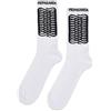 PROPAGANDA CLOTHING Calzini Socks vari modelli Originali Garantiti0 (Taglia unica, bianco ribs)