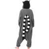 ZKomoL Animali Pigiama Kigurumi Onesie Unisex per Adulti per Feste e Cosplay Costume (L, Lemur con Coda Ad Anello)