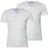 Moda Egidio T-Shirt Intima Uomo Liabel Lana Cotone Mezza Manica (IT, Testo, XXL, Regular, Regular, Standard, 2 PZ Scollo V)
