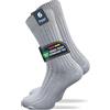 GAWILO Calzini da donna e da uomo in 100% puro cotone (6 paia) | calze spesse con elastico confortevole | rinforzati e traspiranti, grigio chiaro, 35-38