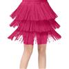 Generico Vestito Latino Americano Bambina Gonna da Ballo con Nappe per Bambina Gonna da Ballo con Frange A Strati Mini Gonne Invernali Gonne Latino Americano Bambine Vestito Carnevale Bambine