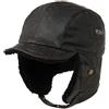 Comhats calda cappello da trapper per uomini in similpelle, berretto da aviatore unisex, cappello in pelliccia per adulti, uomini, M