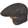 Barts Coppola Monzonite Uomo - paraorecchie Cappello Piatto Protezione Orecchie con Visiera, paraorecchie, Fodera, Fodera Autunno/Inverno Autunno Inverno - L (58-59 cm) Marrone