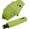 Doppler Mini ombrello tascabile on/off automatico Cats Friends, lime, 98 cm