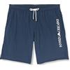 Emporio Armani Swimwear Emporio Armani Men's Embroidery Logo Bermuda Short, Costume da Bagno Uomini, Navy Blue, 54