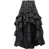 Generico Vestito rinascimentale Abbigliamento medievale da donna Set di Corsetto Pirata Costume di Carnevale per Cos di Halloween Steampunk Vita a Corsetto con Gonna e Camicetta in Pizzo Pirata