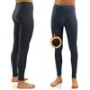 sesto senso Calzamaglia Lunga Uomo 100% Cotone Biancheria Intima Pantaloni Termici Funzionali XL Grafite
