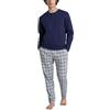 RAGNO Pigiama Lungo Uomo Cotone Felpato Art. U960NU