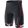 MY KILOMETRE Pantaloncini da Triathlon Uomo - Culotte da Ciclismo Professionale con 2 Tasche Laterali, Traspirante & Asciugatura Rapida Nuoto e Corsa