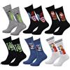 OZABI Calze Pack Uomo MARVEL AVENGERS, Confezione 6 Coppie AVEN24, 43-46