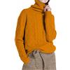 Ailaile Maglioni di Lana Maglione a Collo Alto da Donna Pullover Femminile a Maniche Lunghe Allentato Maglione Lavorato a Maglia Spessa Invernale
