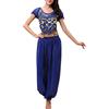 Oneyijun Costume da Donna Del Ventre da Donna Imposta Danza Top Pantaloni di Lanterna Tute Professionali da Ballerina di Carnevale