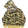LIAOPUFUS Uomo 3D Stampato Shark Felpa con Cappuccio Hip Hop a Maniche Lunghe Zipper con Cerniera Mimetica Moda Street Wear
