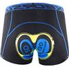 GUOCU Pantaloncini Ciclismo da Uomo,Pantaloni Corti da Bicicletta da Uomo 5D Gel Imbottitie Pantaloncini MTB Calzoncini Ciclista Asciugatura Rapida Traspiranti Antiscivolo Biancheria Intima da Ciclismo