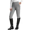 FitsT4 Sports FitsT4 Pantaloni da Equitazione Invernali da Donna, Foderati in Pile, con Impugnatura in Silicone, con Tasche