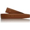 Erdi Ünver Cintura double face color cognac marrone in vera pelle per uomo & donna 3,2 cm spessore cintura marrone (105cm)