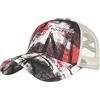 Ruicheng Cappellino per coda di cavallo, da donna, estivo, in rete, traspirante, cappello da baseball, Graffiti 2, 56/60 cm