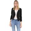 malito more than fashion Malito Blazer nel Basic-Look a Cerniera Lampo Commerciale 6040 Donna