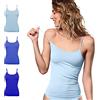 FOCENZA Canotta Donna Microfibra Spalline Sottili | 3 Pezzi | Vari Colori