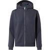 NORTH SAILS Felpa Hoodie Donna in Cotone con Zip e Logo Tono su Tono