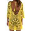 EDOTON Costumi Interi da Bagno per Donna, Costume da Bagno Bikini in Crochet con Pizzo Aperto