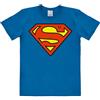 Logoshirt® DC I Superman I Logo Clean I Maglietta I T-Shirt Stampate I Donna e Uomo I Azzurro I Design Originale su Licenza I Taglia 5XL