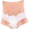 YEEFAIRY Intimo Contour in Silicone per Crossdresser Boxer Realistici con Aspect Femminile Artificiale Funzionalità per Transgender MTF Cosplay e Cross Dressing (Pelle Media, Taglia M)