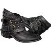 Kobilee Anfibi Donna Bassi Scamosciati con Tacco Ankle Chelsea Boots Eleganti Stringati Autunnali Invernali Chunky Anfibi Stivaletti Comode Pelle Cowboy Morbidi Stivali Calzino
