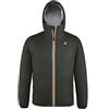 K-Way Le Vrai 3.0 Claude Orsetto Cappotto, Uomo, Verde (Black Torba), Small (Taglia Produttore:S)